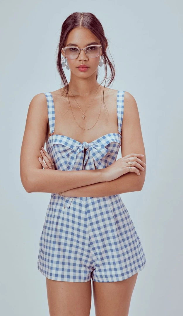 For Love And Lemons Dixie Bow Romper New Arrivals 3 For Love And Lemons Dixie Bow Romper New Arrivals