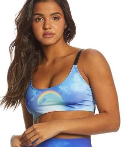 Onzie Graphic Elastic Bra Eclipse