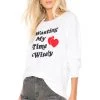 Wildfox Wasting Time Wisely Baggy Beach Jumper Sweater