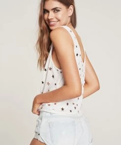 Activewear Spiritual Gangster Starry Vibes Double Scoop Tank