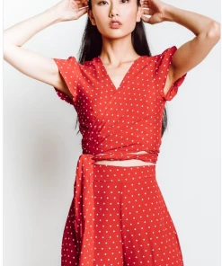 Flynn Skye That's A Wrap Crop Top