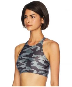 Onzie Heart Bra Distressed Camo