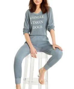 Wildfox Dogs Baggy Beach V Sweater