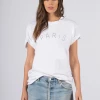 David Lerner Easy Boyfriend Paris Tee Shirt New Arrivals