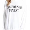 Wildfox Roadtrip Sweater California's Finest Pullover Sweaters & Knits