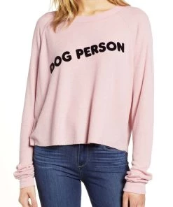 Wildfox Monte Dog Person Thermal Top