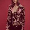 New Arrivals For Love And Lemons Brocade Moto Jacket