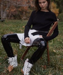 For Love And Lemons Annie Zipper Sweater