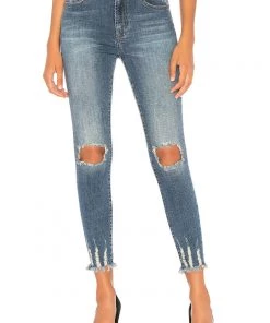 One Teaspoon High Waist Freebirds Jeans Oxford Denim