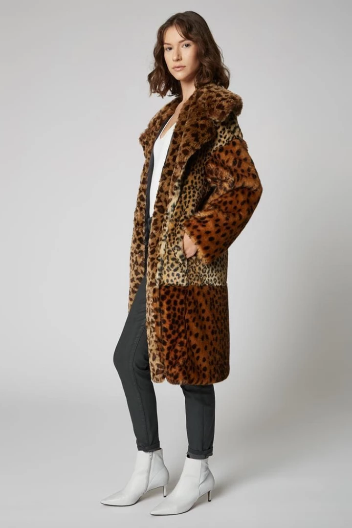 Blank Party Animal Faux Fur Leopard Jacket Coat 4 Blank Party Animal Faux Fur Leopard Jacket Coat
