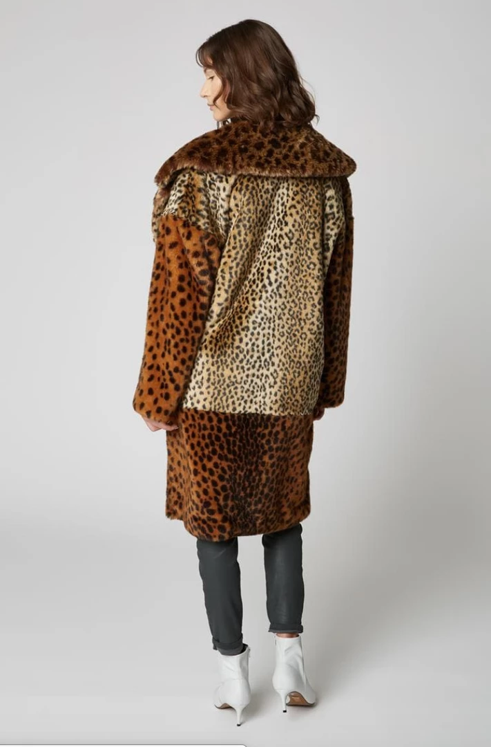 Blank Party Animal Faux Fur Leopard Jacket Coat 5 Blank Party Animal Faux Fur Leopard Jacket Coat