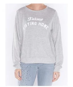 Wildfox J’aime Staying Home Sweatshirt