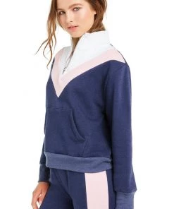 Wildfox Blocked Soto Warm-Up Sweater