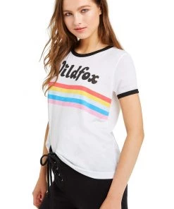 Wildfox Striped Wildfox Johnny Ringer Tee Shirt New Arrivals