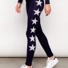 New Arrivals Sundry Side Stars Skinny Sweatpant