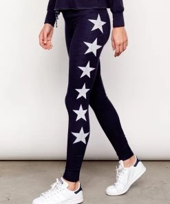 New Arrivals Sundry Side Stars Skinny Sweatpant