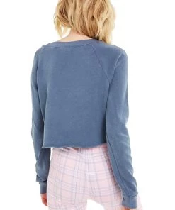 New Arrivals Wildfox Half Asleep Beach House Crop Top