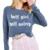 New Arrivals Wildfox Half Asleep Beach House Crop Top