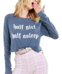 New Arrivals Wildfox Half Asleep Beach House Crop Top