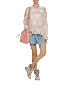 Wildfox Seeing Stars Lennon Sweater Vintage Lace