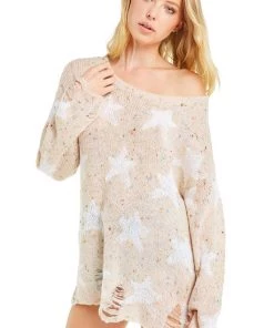Wildfox Seeing Stars Lennon Sweater Vintage Lace