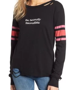 Wildfox Stellar Be Secretly Incredible Ripped Tee