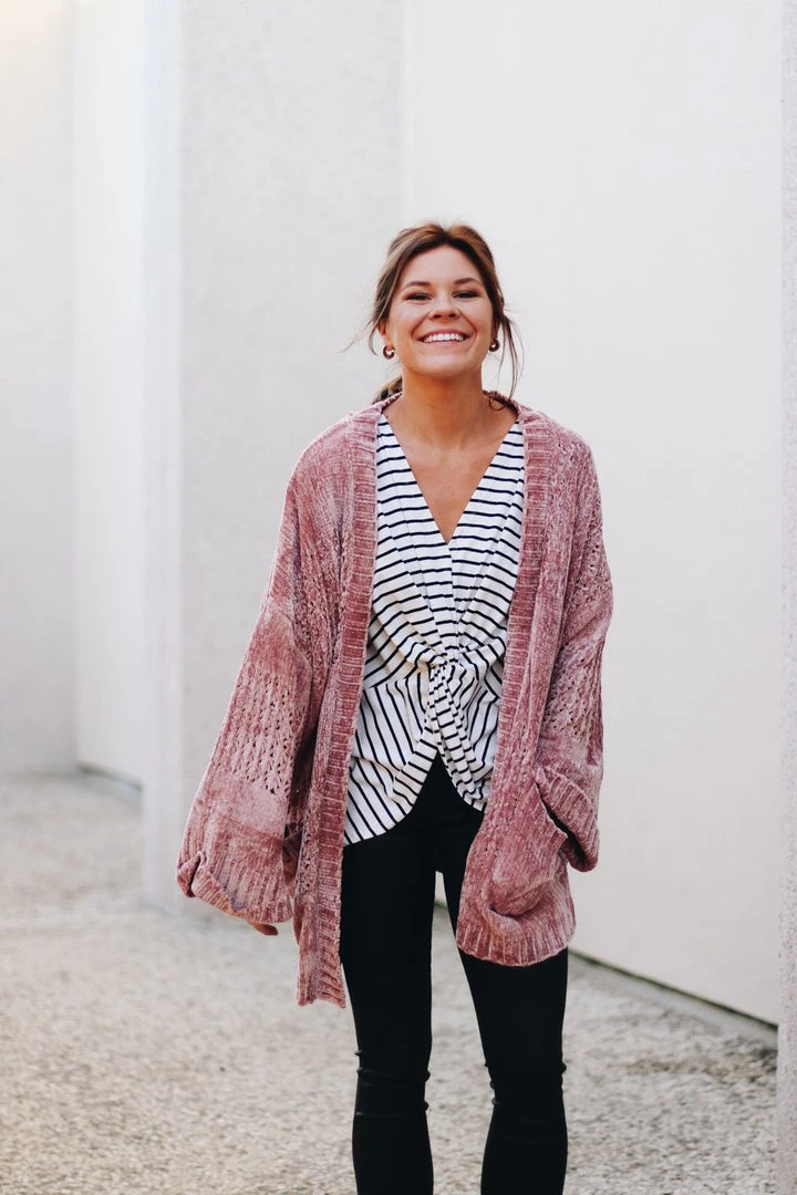 MINKPINK Honey Chenille Cardigan Sweater 7 MINKPINK Honey Chenille Cardigan Sweater