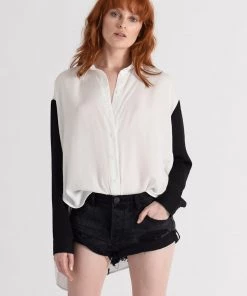 One Teaspoon Volcanic Bandits Denim Shorts