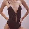 For Love And Lemons Baccarat Glitter Knit Bodysuit