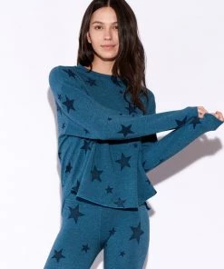 Sundry Stars Trapeze Sweatshirt Aqua