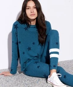 Sundry Stars Trapeze Sweatshirt Aqua