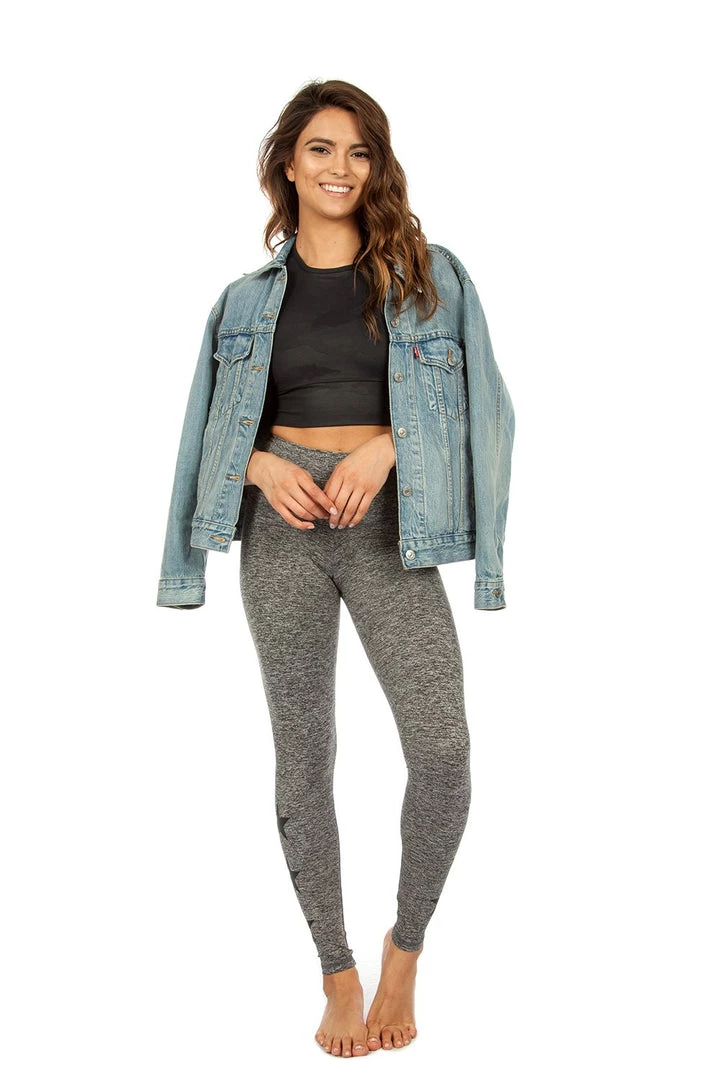 New Arrivals Strut This Star Ankle Grey/Moss Black Legging 4 New Arrivals Strut This Star Ankle Grey/Moss Black Legging