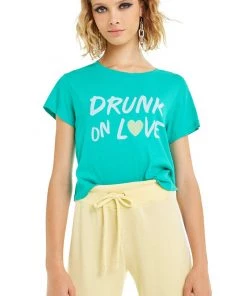 Wildfox Drunk On Love Baby Tee Shirt SUMMER SALE