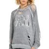 SUMMER SALE Wildfox Hell Yeah! Distressed Sommers Sweater