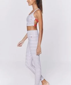 New Arrivals Spiritual Gangster Striped Perfect 7/8 Legging
