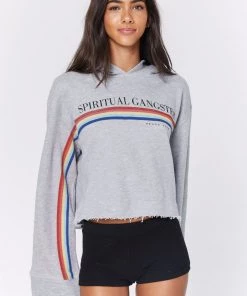 New Arrivals Spiritual Gangster Rainbow Dancin The Night Away Hoodie Sweater