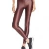 Koral High Waist Lustrous Legging Bordeaux
