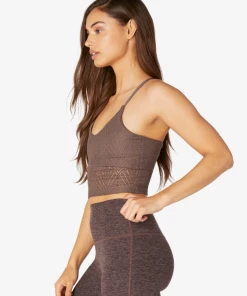 Beyond Yoga Mesh In Line Cropped Tank Top Activewear