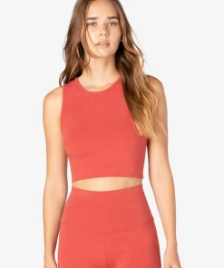 Beyond Yoga Sanded Top Notch Cropped Tank SUMMER SALE