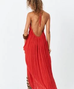 Jen's Pirate Booty Caleta Halter Dress Persimmon Dresses