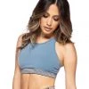 Strut This Noey Sports Bra Baby Blue Sports Bras
