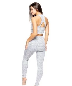 Strut This High Neck Wes Bra White Sprinkle