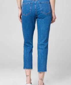 Blank NYC Madison Crop Jeans Varsity Blue Denim