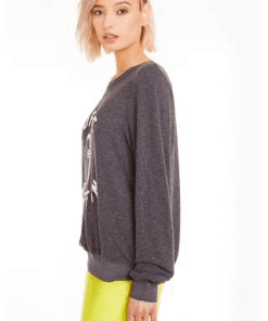 Wildfox Coffee Or Coffin Baggy Beach Jumper Sweater SUMMER SALE