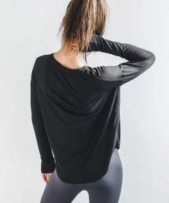 Tops Joah Brown Limitless Long Sleeve Pocket Crew Tee