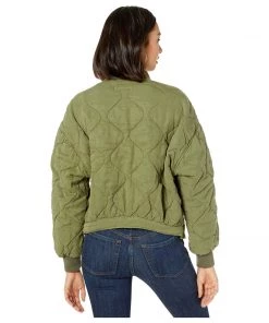 Jackets & Blazers BLANK NYC Quilted Jacket Burnt Sage