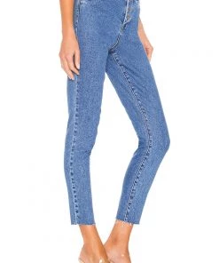 Blank NYC Great Jones High Waist Skinny Jeans Varsity Blue SUMMER SALE