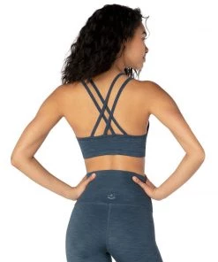 Beyond Yoga Heather Rib Yoga Sports Bra