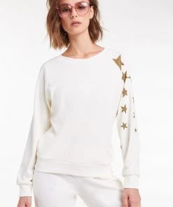 Wildfox Falling Stars Fiona Crew Sweater