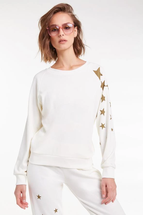 Wildfox Falling Stars Fiona Crew Sweater 3 Wildfox Falling Stars Fiona Crew Sweater